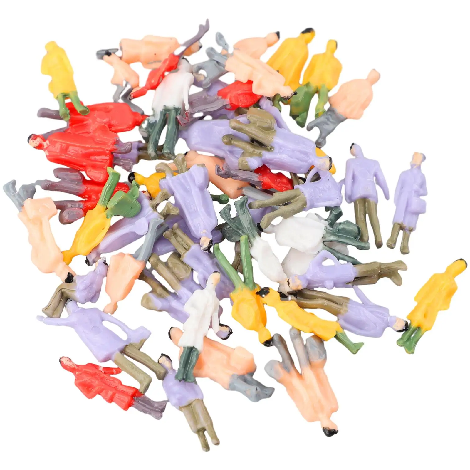 Добавьте реалистичности в режим поезда с 50 шт. крашеных фигурок Модель Макет