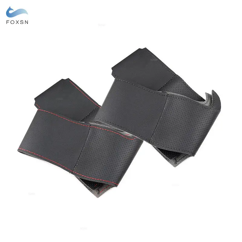 Ручная оплетка перфорированная кожа из микрофибры автомобильный Стайлинг