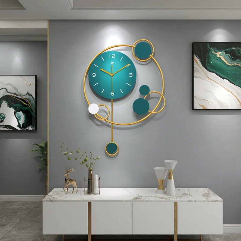 Wall Clock Light Luxury Clock Wall Clock Living Room Modern Minimalist Clock Personality Creative Artist Home Decoration