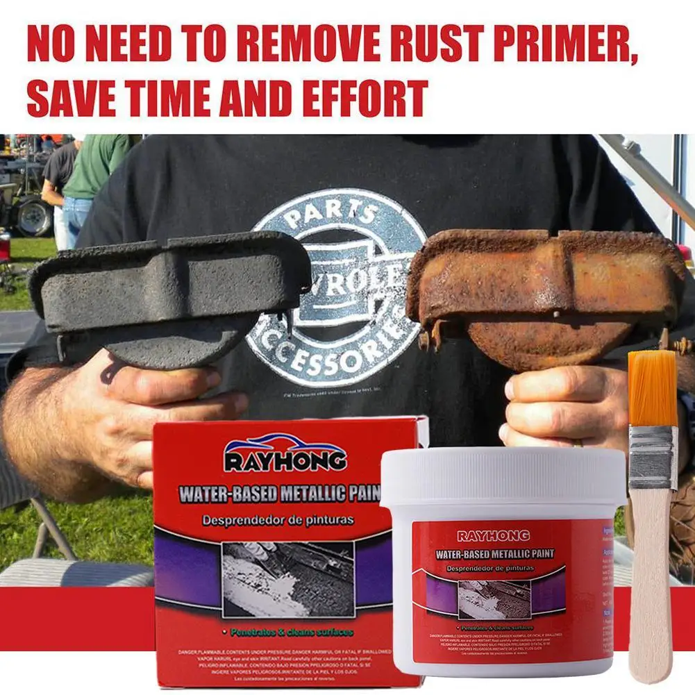 100ml Chassis Rust Remover Multi Functional Water based Metal Rust Remover Preventive Coating Rust Proofing Protection for Car