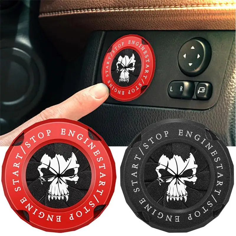 

Car Engine Start Stop Switch Button Cover Auto Accessories Push Button Sticky Cover Button Sticky Cover Interior Car-Styling