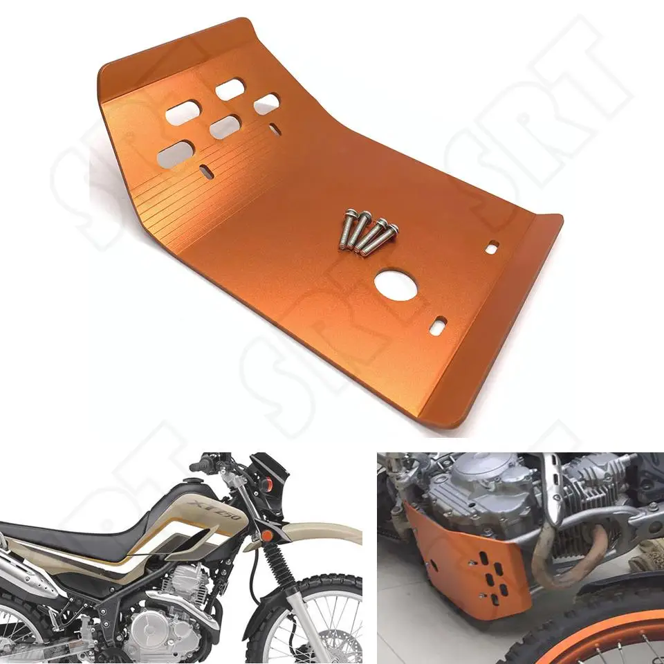 For Yamaha XG250 Tricker XT250 Serow All Year Motorcycle Accessories Engine Chassis Guard Plate Skateboard Type Protective Cover