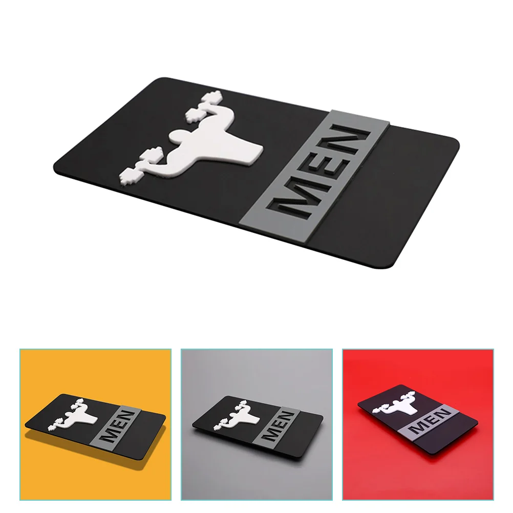 

Sign Toilet Door Bathroom Signs Washroom Wc Plaque Restroom Signage Funny Symbol Female Male Identification Indicator Cafe Label