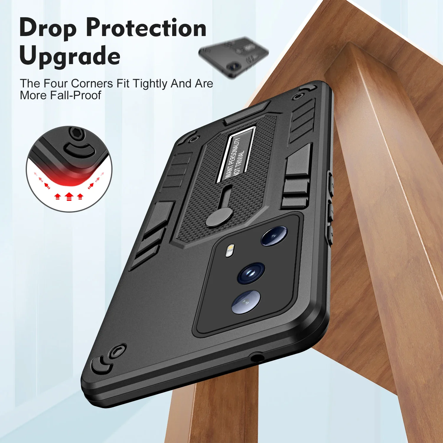 Противоударный армированный чехол с мягкими краями для телефона Xiaomi 13 Lite 2023 12T