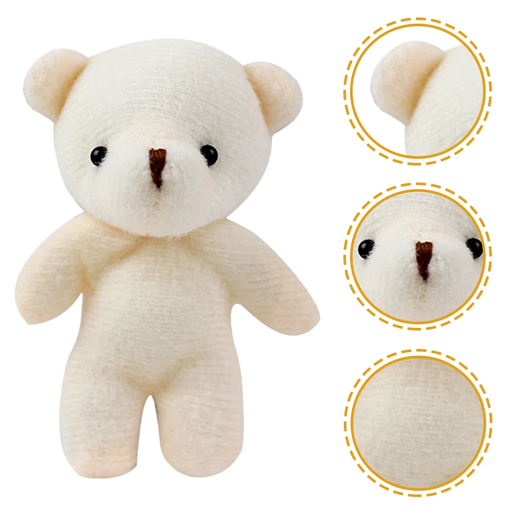 

10pcs Bear Hanging Dolls Girls Bear Toys Decorative Bear Ornament Stuffed Bears