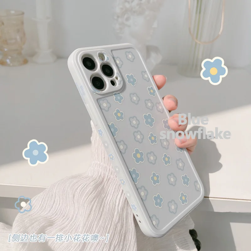 

Colored cartoon simple light flowers Phone Case For iphone14 13 12 11 Pro Max X XR XSMAX 7 8 Plus SE TPU Case Cover new products