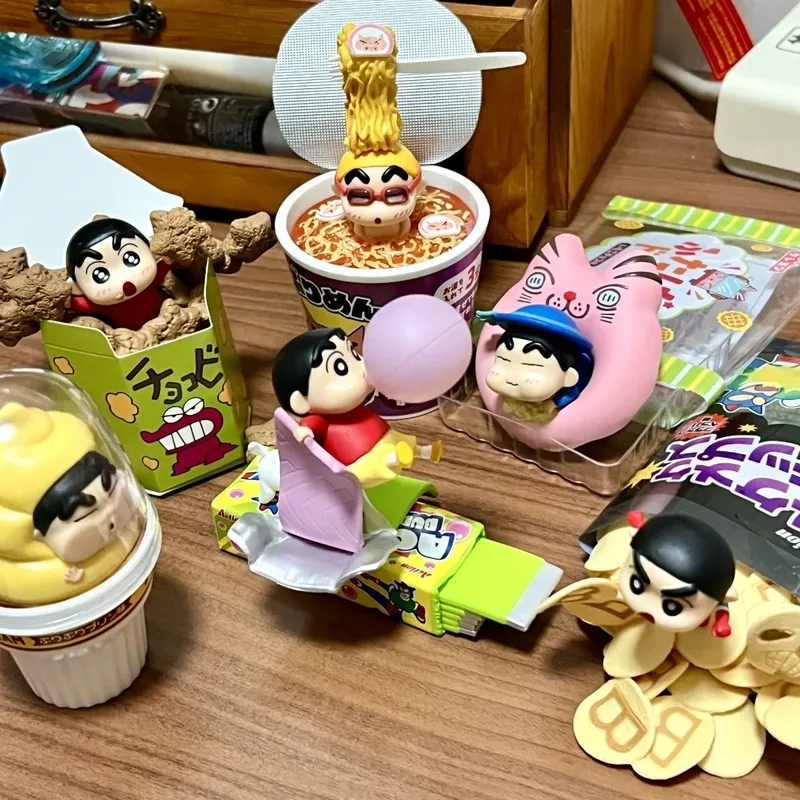 Фигурки Re-Ment Crayon Shin-Chan Eat To The Fullest