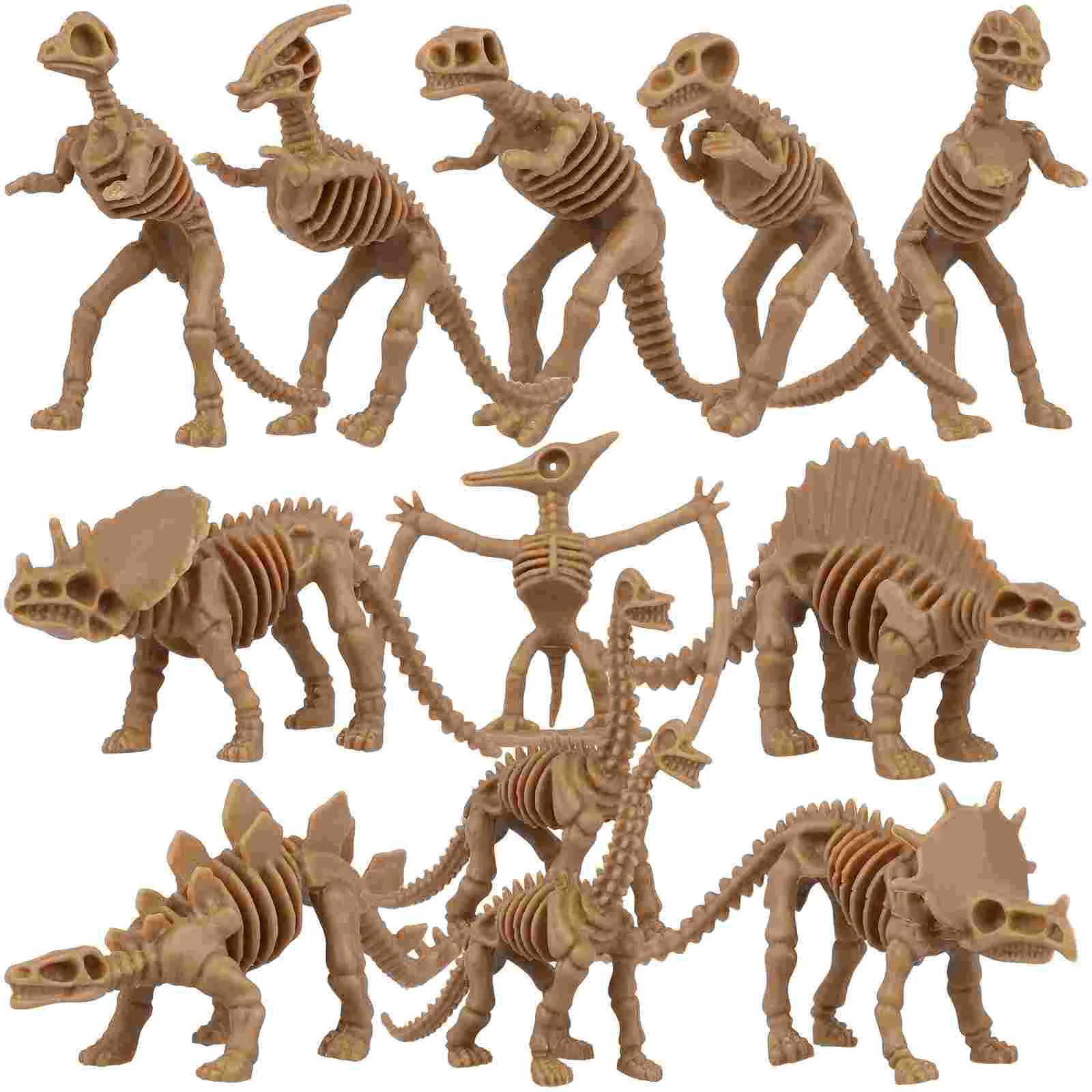 

12 Pcs Halloween Dinosaur Bones Sandbox Figures Kids Toys Model Mini Small Models Child Girls
