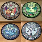 Круглый ковер с покемоном, нескользящий игровой коврик, милый напольный коврик для гостиной, спальни, детской комнаты, круглый коврик-Половик