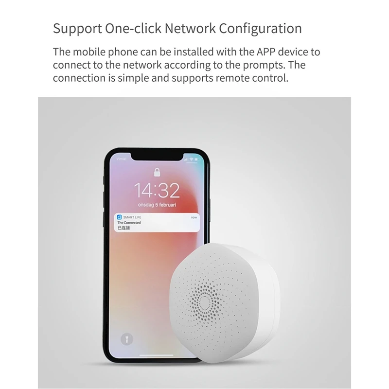 Tuya Smart Life Wireless Wifi Audible Alarm Sensor Sound And Light Siren For Home Security | Infrared Detector