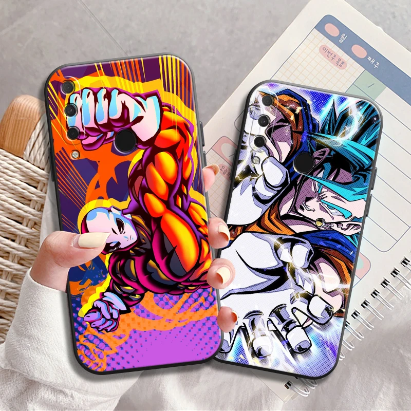 

Japan Anime Dragon Ball Phone Case For HUAWEI P30 P40 Lite Pro Plus 5G Carcasa Coque Black Protective Back Shell ShockProof