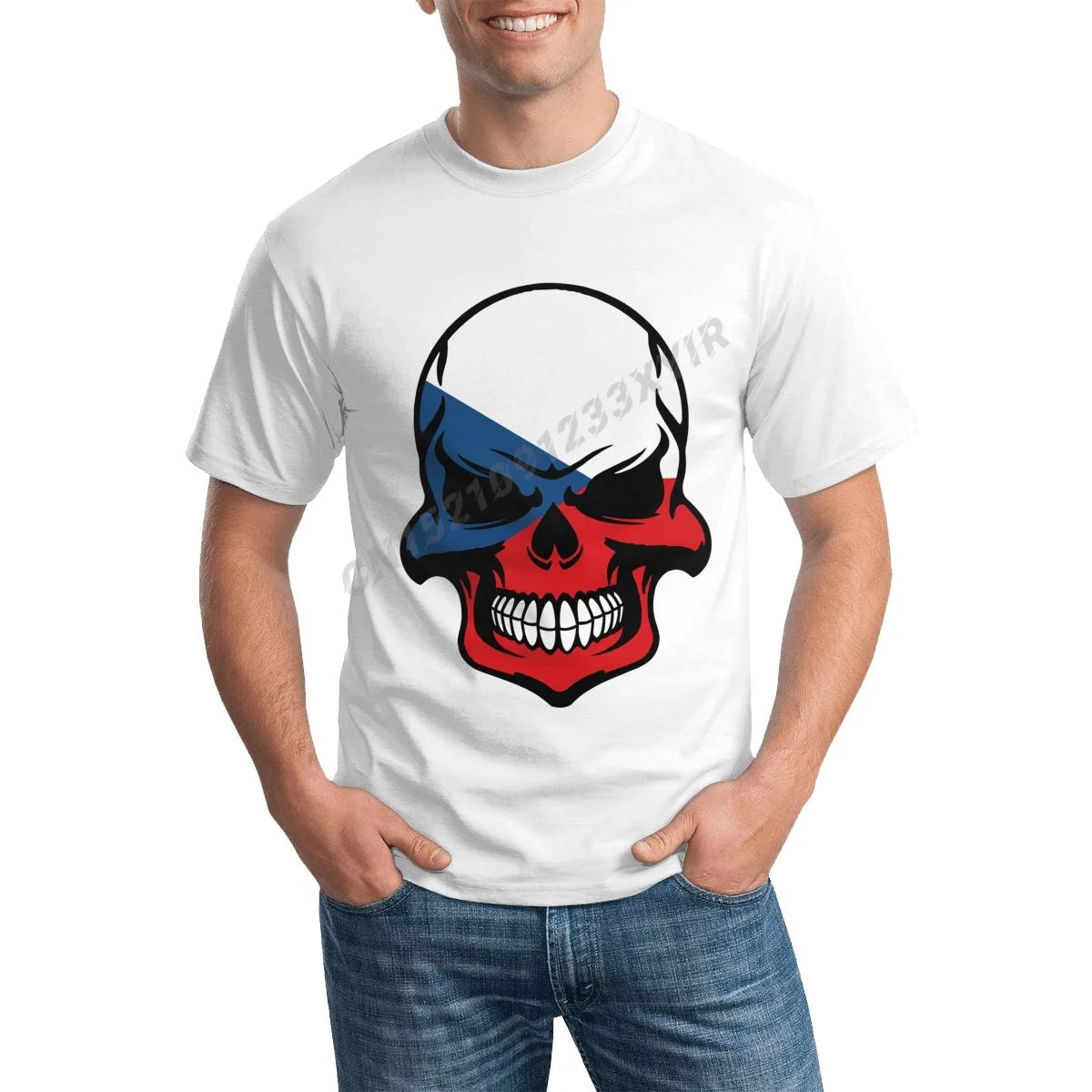 

Футболка мужская с круглым вырезом, 100% хлопок, с коротким рукавом