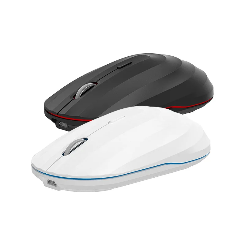 Беспроводная перезаряжаемая мышь с рисунком корпуса для ноутбука ПК бесшумная