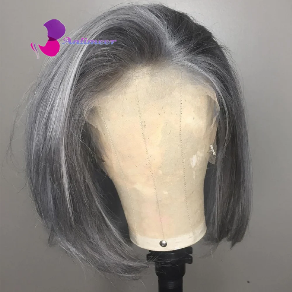 

Парики для чернокожих женщин, короткие волосы без клея, с левой стороной, на сетке, 4 х4