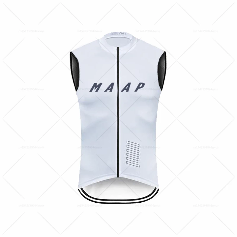 

MAAP Cycling Vest Sleeveless Windproof Cycling Jersey Sports Bike Gilet Bicycle windbreaker Jacket MTB Clothes Chaleco Ciclismo