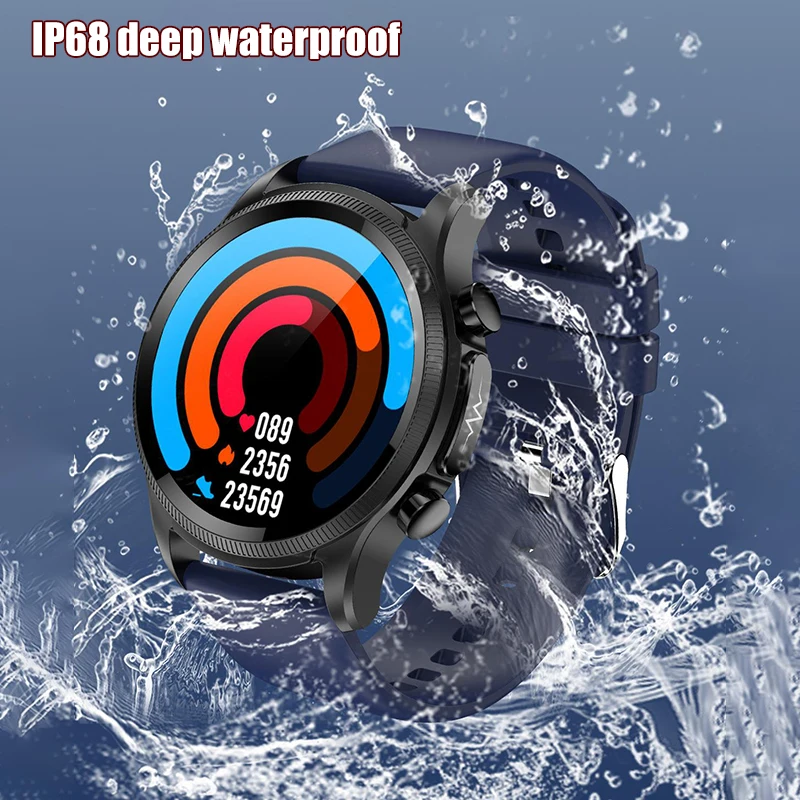 

Cardiac Blood Glucose Smartwatch ECG Monitoring Blood Pressure Body Temperature Smartwatch Men IP68 Waterproof Fitness Tracker