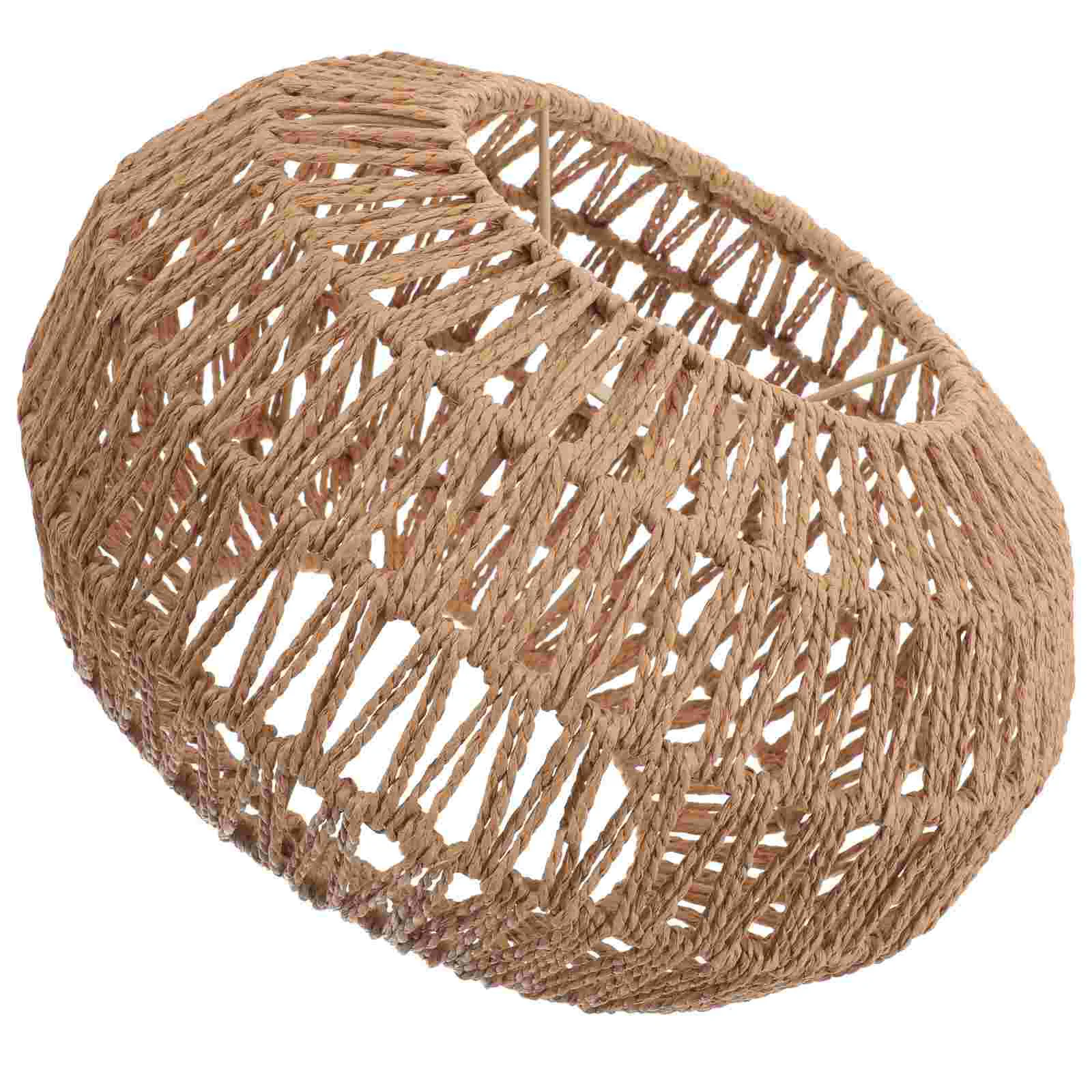 

Lamp Shade Ceiling Light Cover Paper Lampshade Home Household Rope Hotel Chimney Hanging
