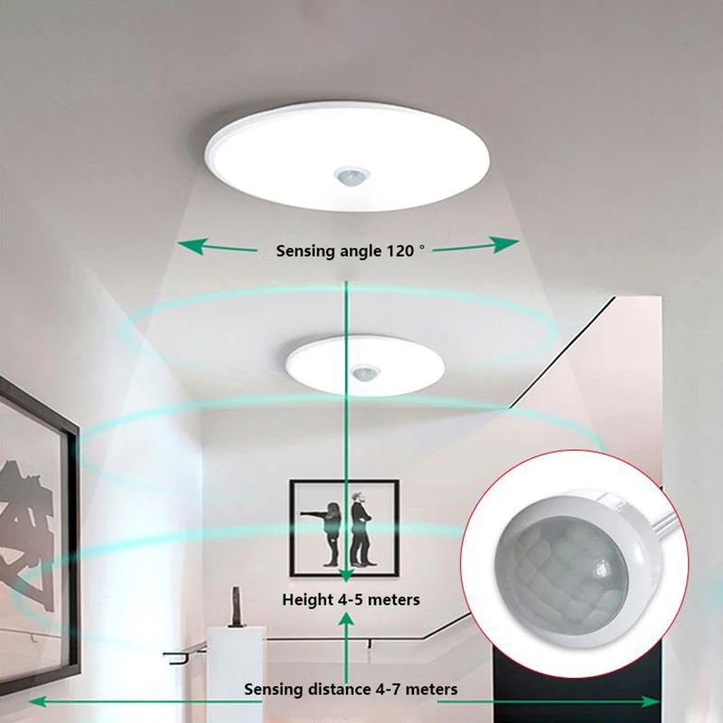 4-12 В 1MA автоматический сенсорный выключатель света светодиодный PIR инфракрасный