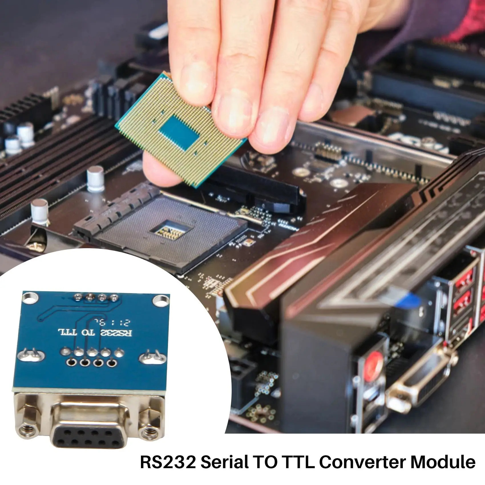 Модуль преобразователя с последовательным портом на TTL MAX3232 RS232 соединитель DB9 4