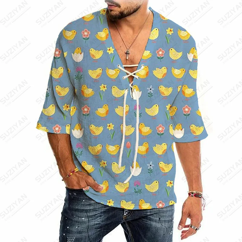 

Half Sleeve Fashion Designer Fashionable Hot Selling Garments Business Shirts For Men Hippie Stripped Shirts For Men Free Knot