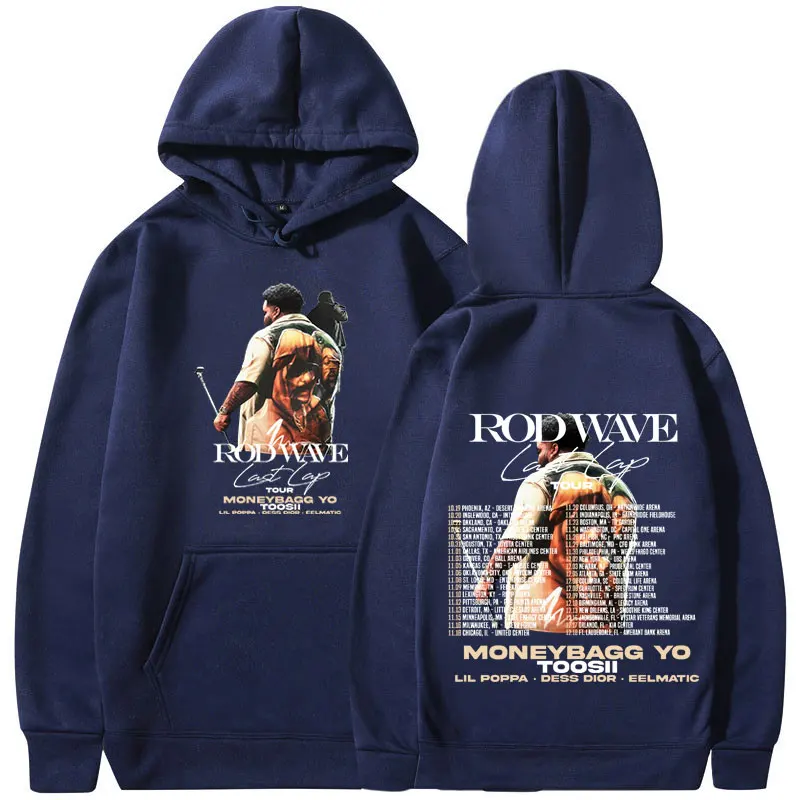 Рэпер Rod Wave Last Lap Tour 2024 толстовка с капюшоном для мужчин и женщин винтажные