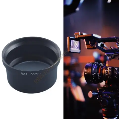 Все металлические камеры адаптер 58 мм кольца монтирования фильтра для EX1 TL500 N7YA