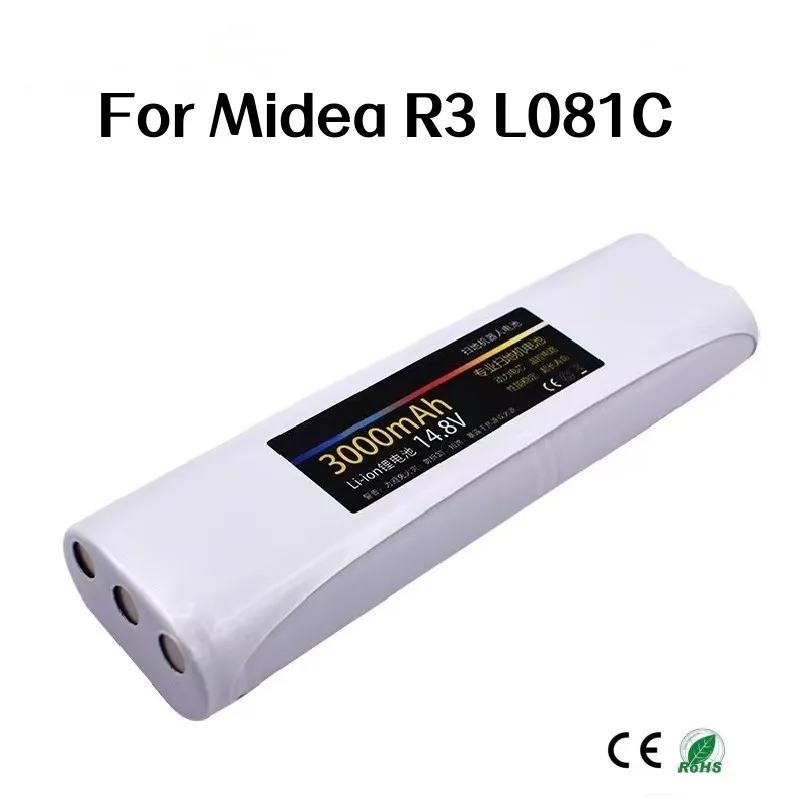 

2023 Upgrade 3000mAh For Midea R3 L081C Sweeping robot battery