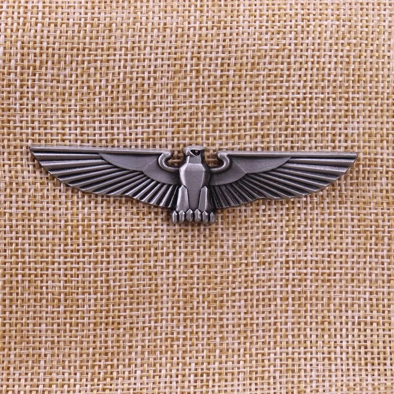 

German Eagle Pin Retro Black Metal Badge Jewelry Gift