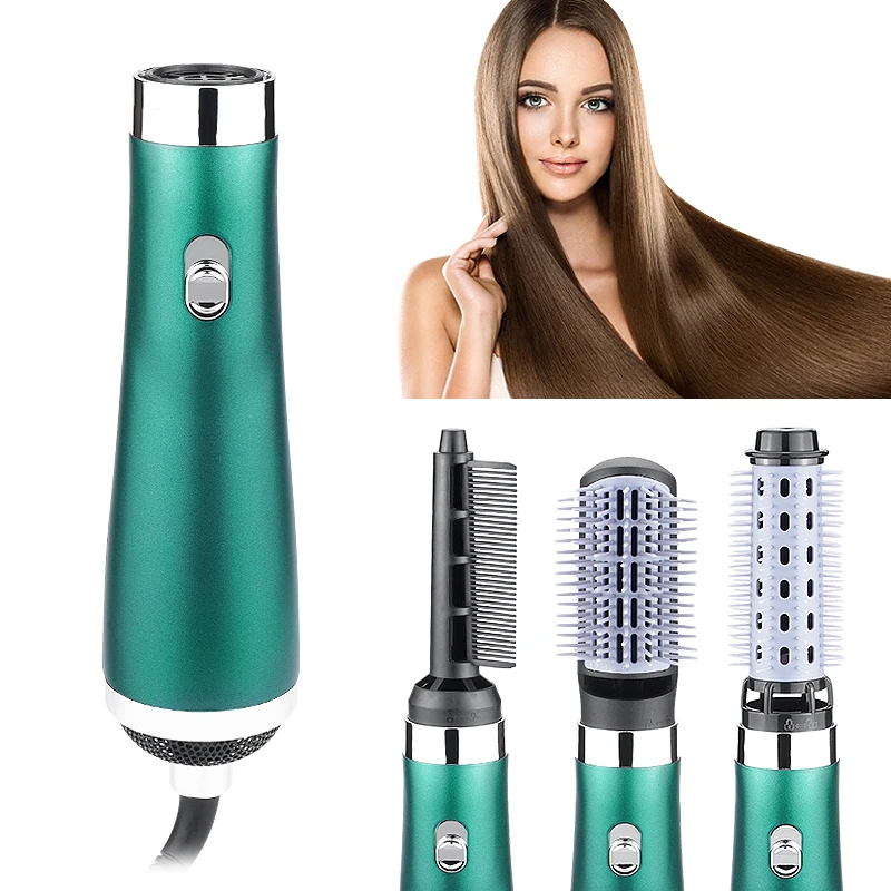 

Electric Hair Dryer Hair Curling Iron Blow Dryer Rotating Brush Hairdryer Professional 3 In 1 hot-air brush Hairstyling Tools