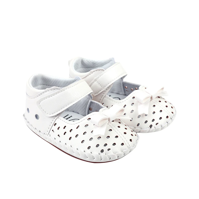 

Baby Girl Summer Shoes Breathable Anti-Slip Soft Sole Home Street Casual Cutout Sandal Shoes (White 6-12 Months)