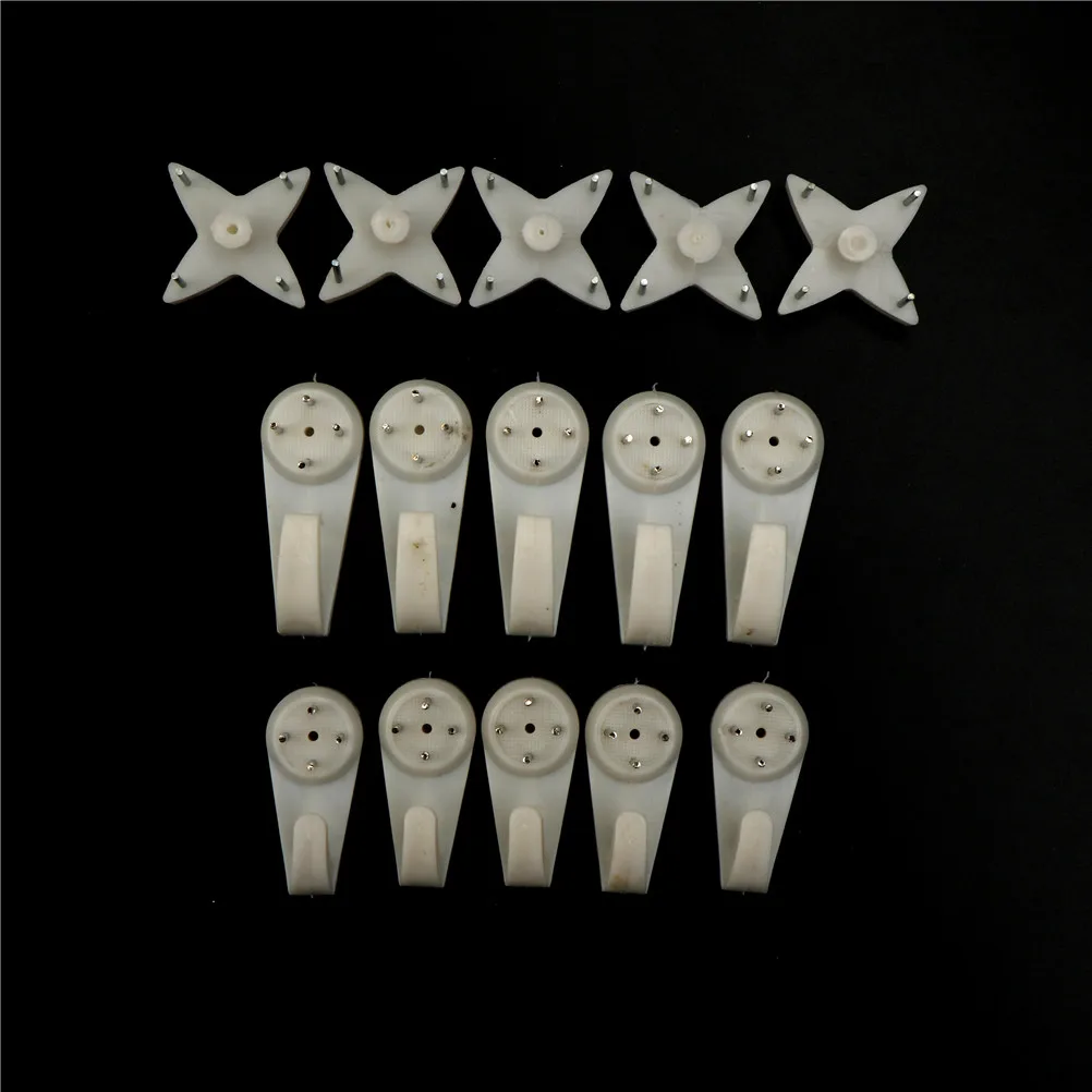 

10PCS T Photo Frame Accessories non-trace hook bathroom kitchen wall Invisible Wall Nail Invisible Slot Type Hook