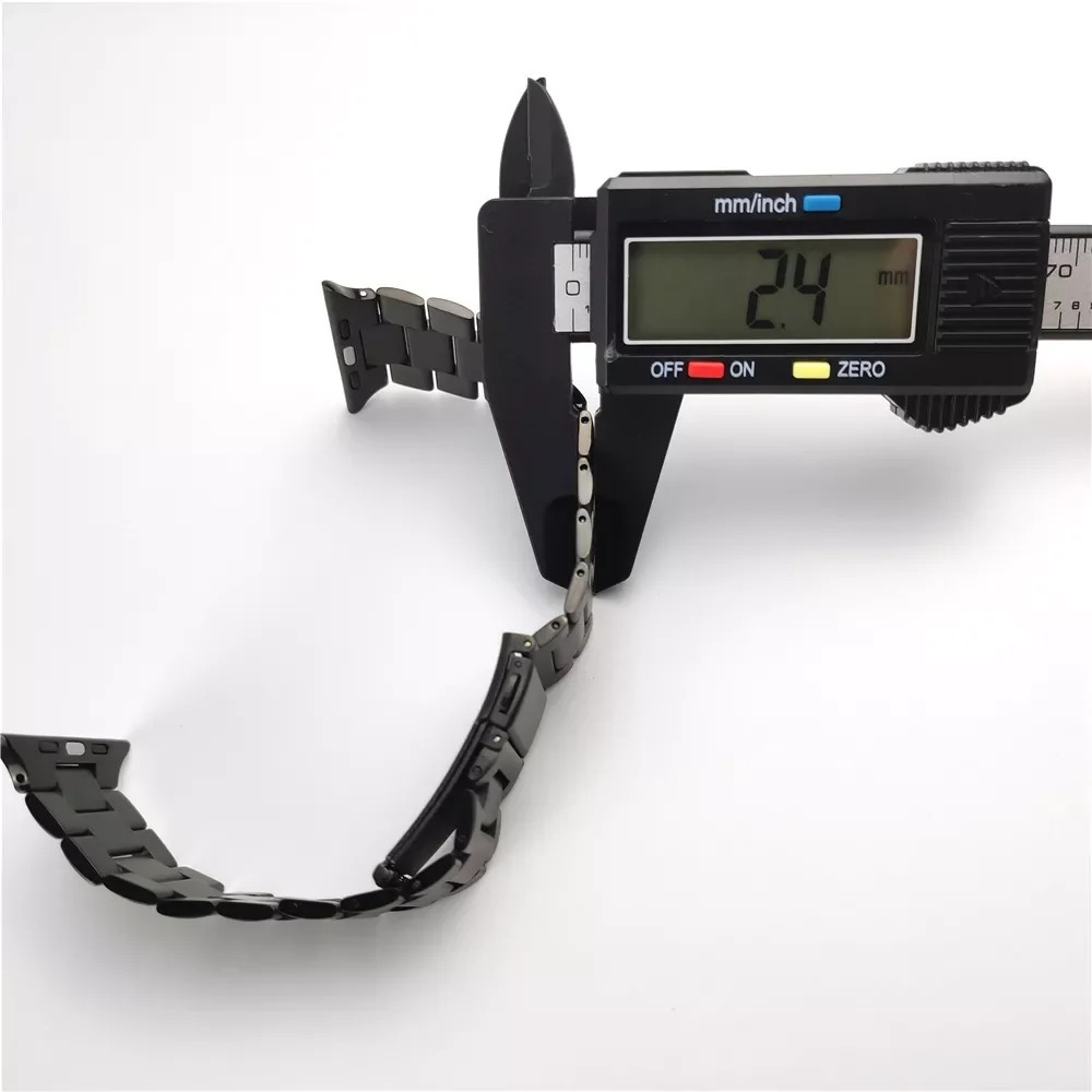 Ultra-thin Stainless Steel Wristband for Apple Watch Band 45mm 41mm 44mm 40mm 42mm 38mm Strap for iWatch SE 7 6 5 4 3 Bracelet