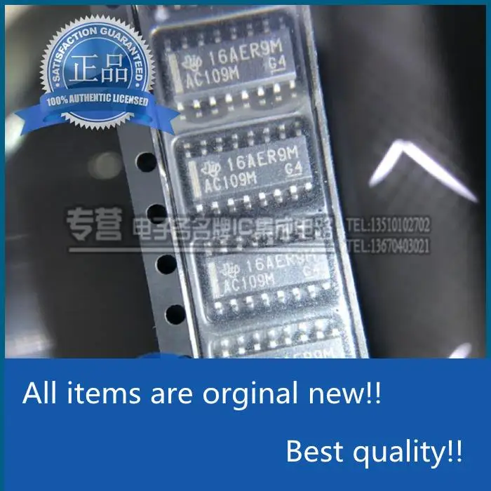 

10pcs orginal new CD74AC109M96 Silkscreen AC109M Narrow Body Patch SOIC-16