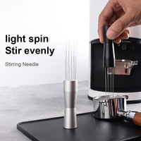 coffee powder distributor food grade stainless steel needles with handle coffee powder espresso stirring tool accessories