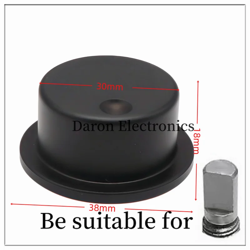 

Ручка с резиновым сердечником из алюминиевого сплава 38*18, ручка потенциометра, крышка регулировки вращения аудиотрансляции, зубчатое отверстие/D-отверстие 6 мм