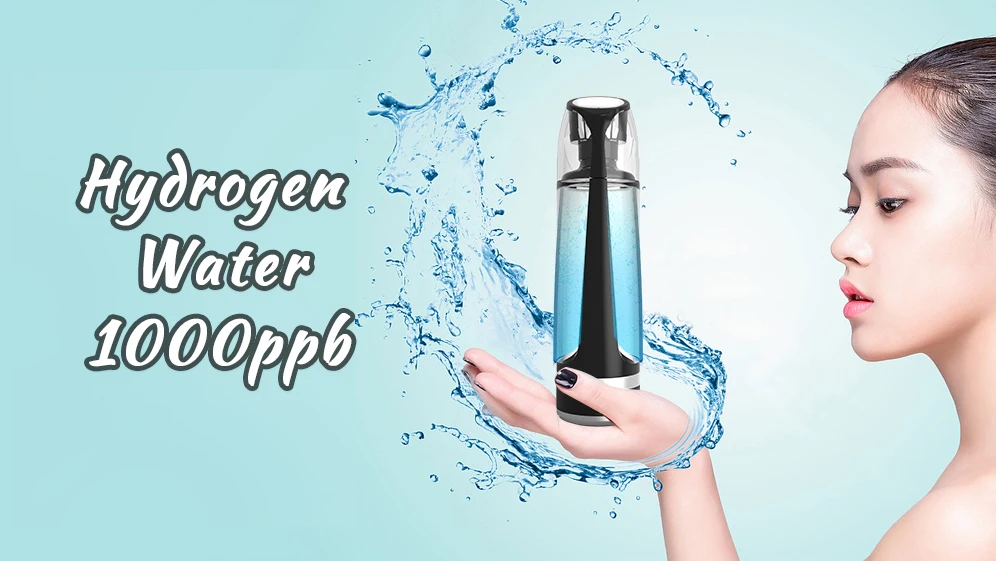 Portable OLANSI hydrogen rich water with high PPB generating bottle