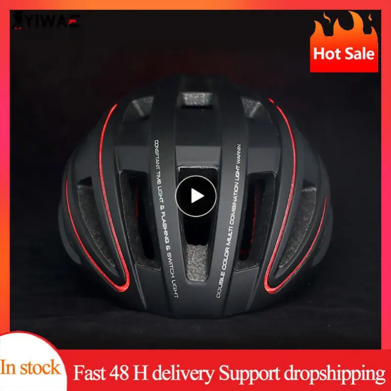 

4 Modes Hend Protect Ventilated Comfortable Cushioning Device Eps Riding Hard Hats Bike Equipment Usb Charging Riding Helmet Pc