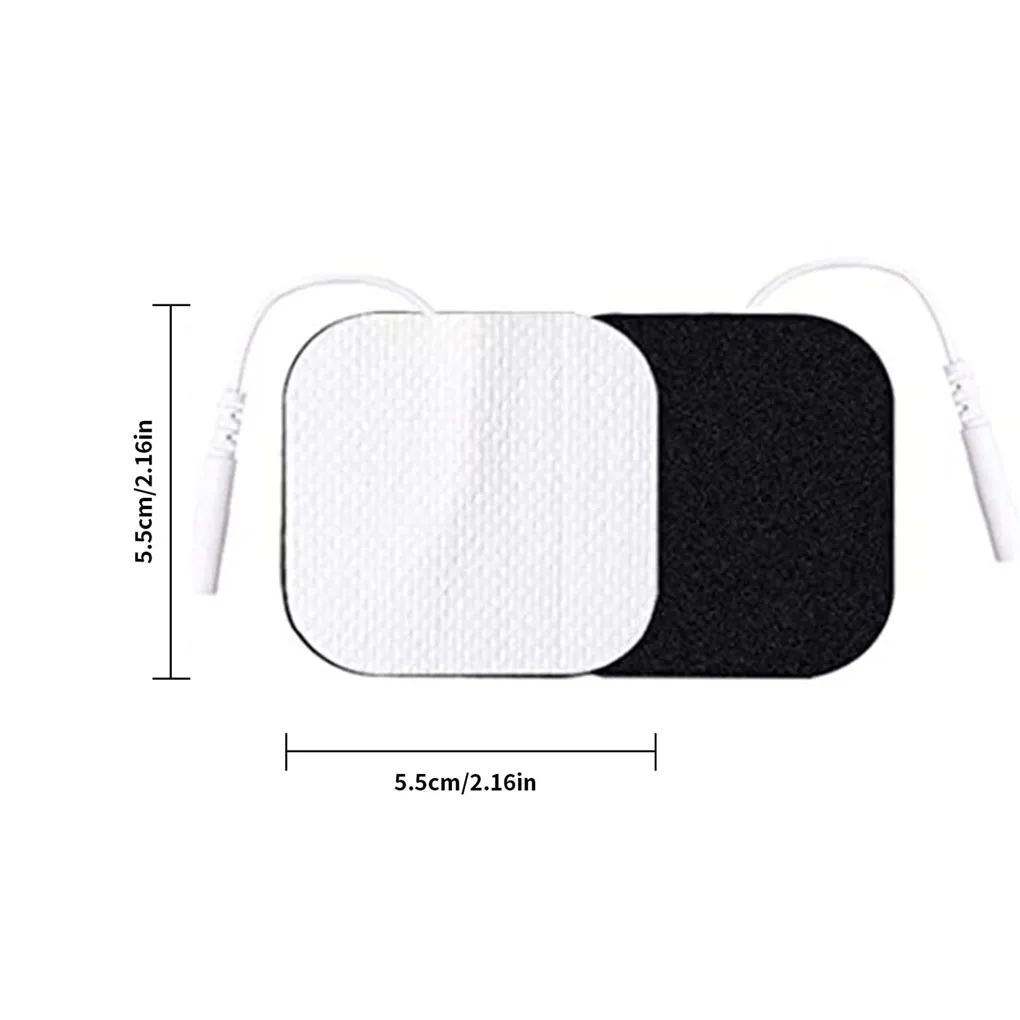 

Electric Body Massager Electrode Pads Massaging Machine 5x5cm Square Replacement Patchs Massager Accessory 20pcs
