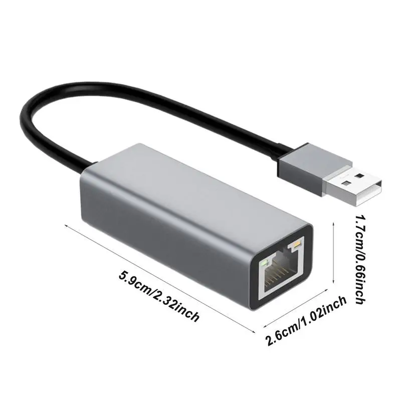 Адаптер USB Type C Ethernet Сетевая карта USB Type-C к RJ45 100 Мбитс Lan Интернет-кабель для MacBook PC Windows XP 7 8 10 LUX (art.: 3920cbc7cb341) - 3920cbc7cb341