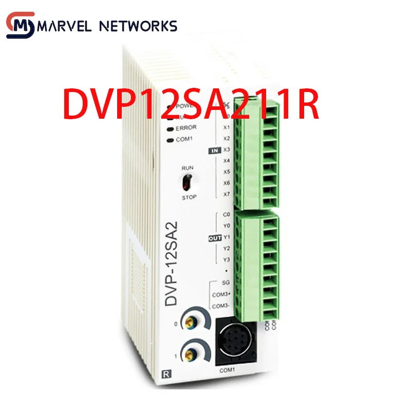 

Новый оригинальный программируемый контроллер DVP12SA211R SA2 серии 24VDC 8DI 4DO релейный выход в коробке