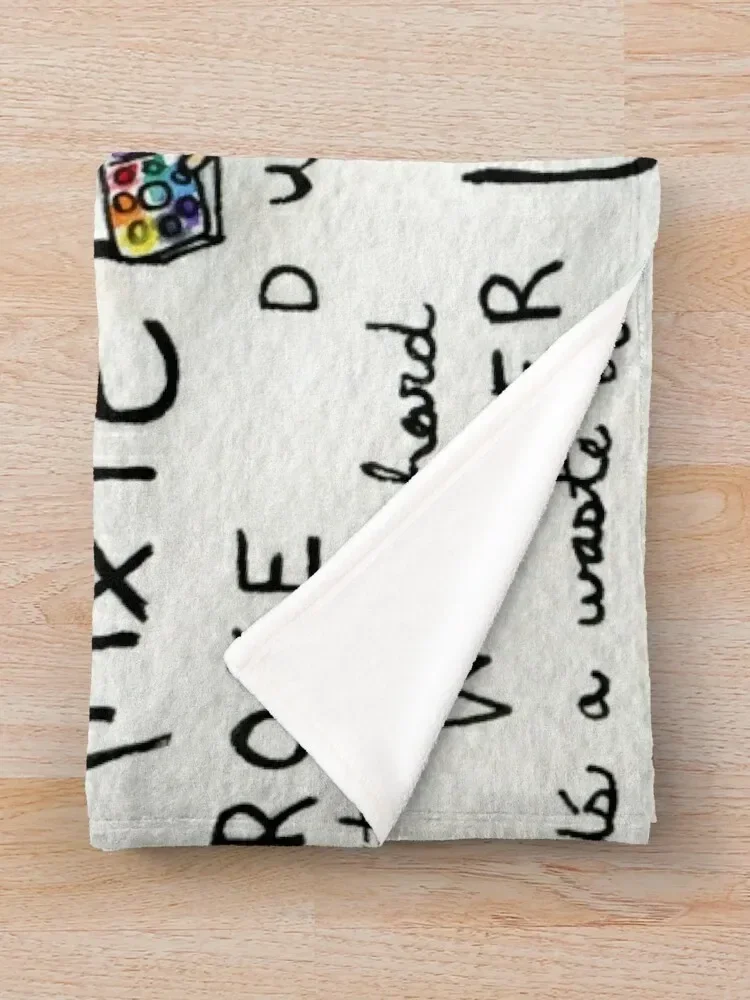 Декоративное одеяло всегда сражайтесь декоративное с рисунком акварели (2015)