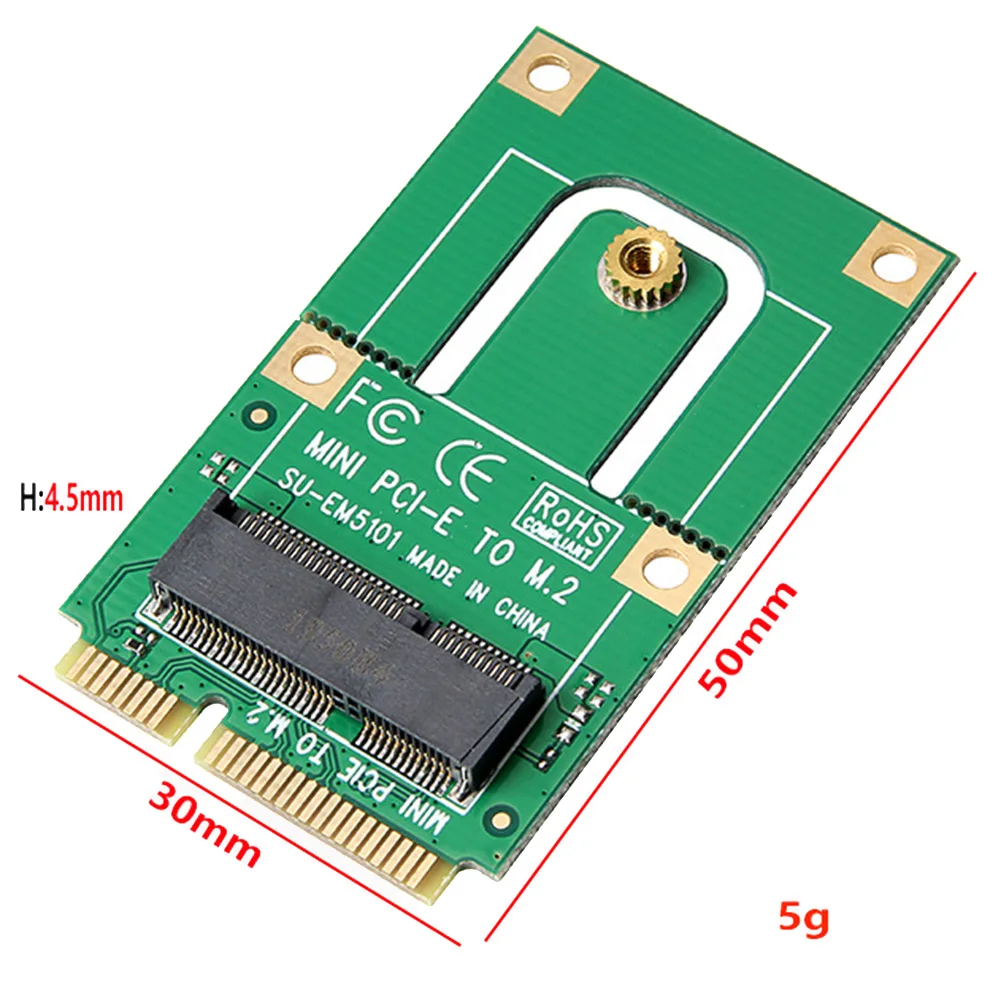 Фото Переходник NGFF на Mini PCI-E/M2, плата расширения, M2 Key NGFF E интерфейс для беспроводного Bluetooth Wi-Fi модуля M2 №3