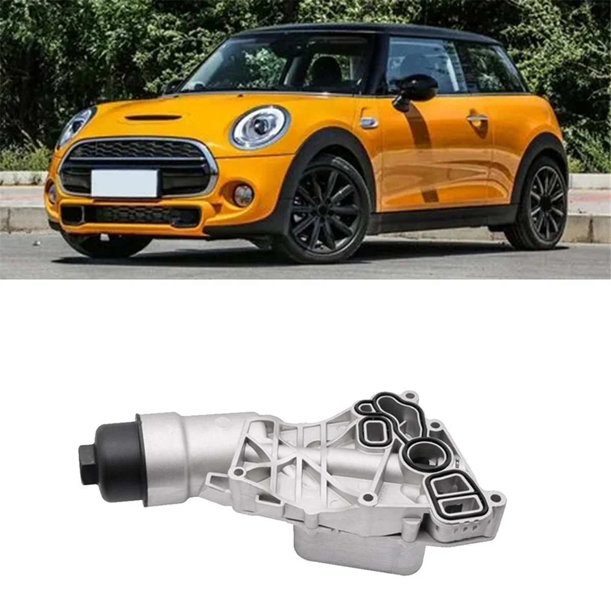 Алюминиевый корпус фильтра радиатора в сборе 11428585235 для X1X2 I8 2014-2020 11428511391