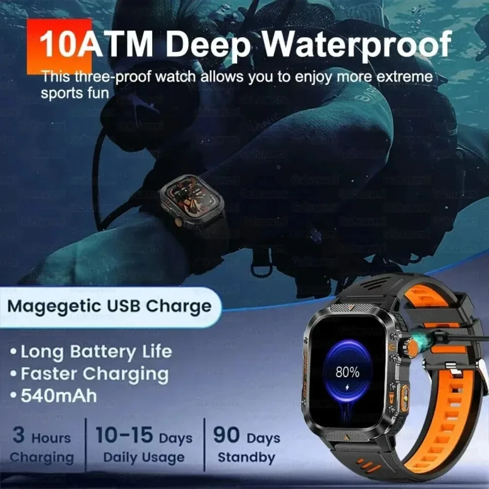 Фото Глобальная версия Xiaomi Redmi Watch 6: умные часы для мужчин с компасом, измерением пульса, Bluetooth-звонками, фонариком и водонепроницаемостью 10ATM. №3