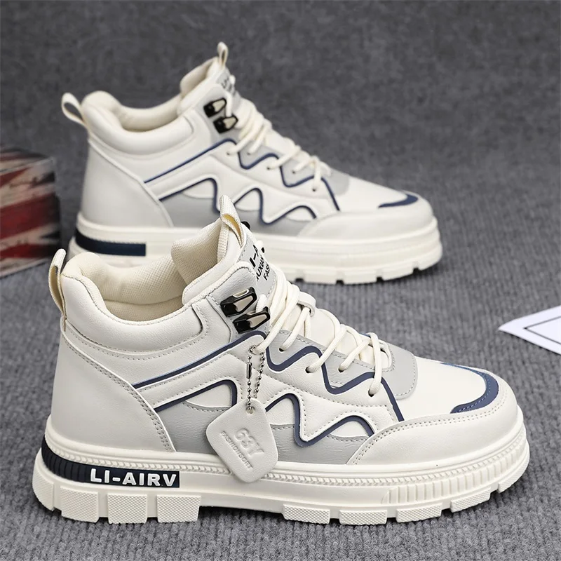 

Кеды CYYTL мужские, повседневные кроссовки, рабочая обувь, модные дизайнерские роскошные кожаные мокасины на платформе, для спорта и походов, зимний сезон