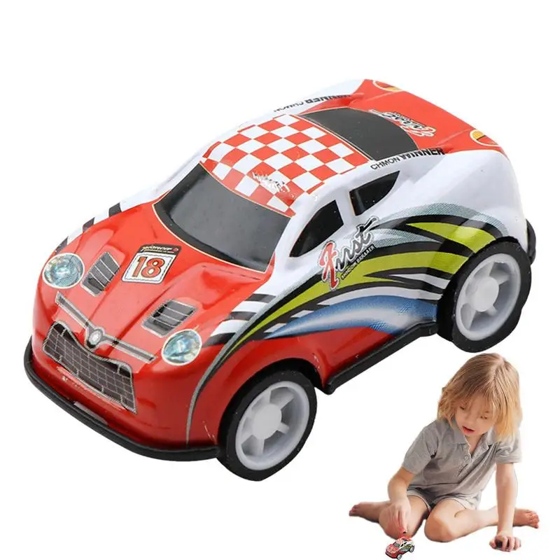 

Mini Pull-Back Race Car Durable and Shockproof Alloy Vehicle Toys Prefect Birthday Holiday Prize Gift for Children Random Style