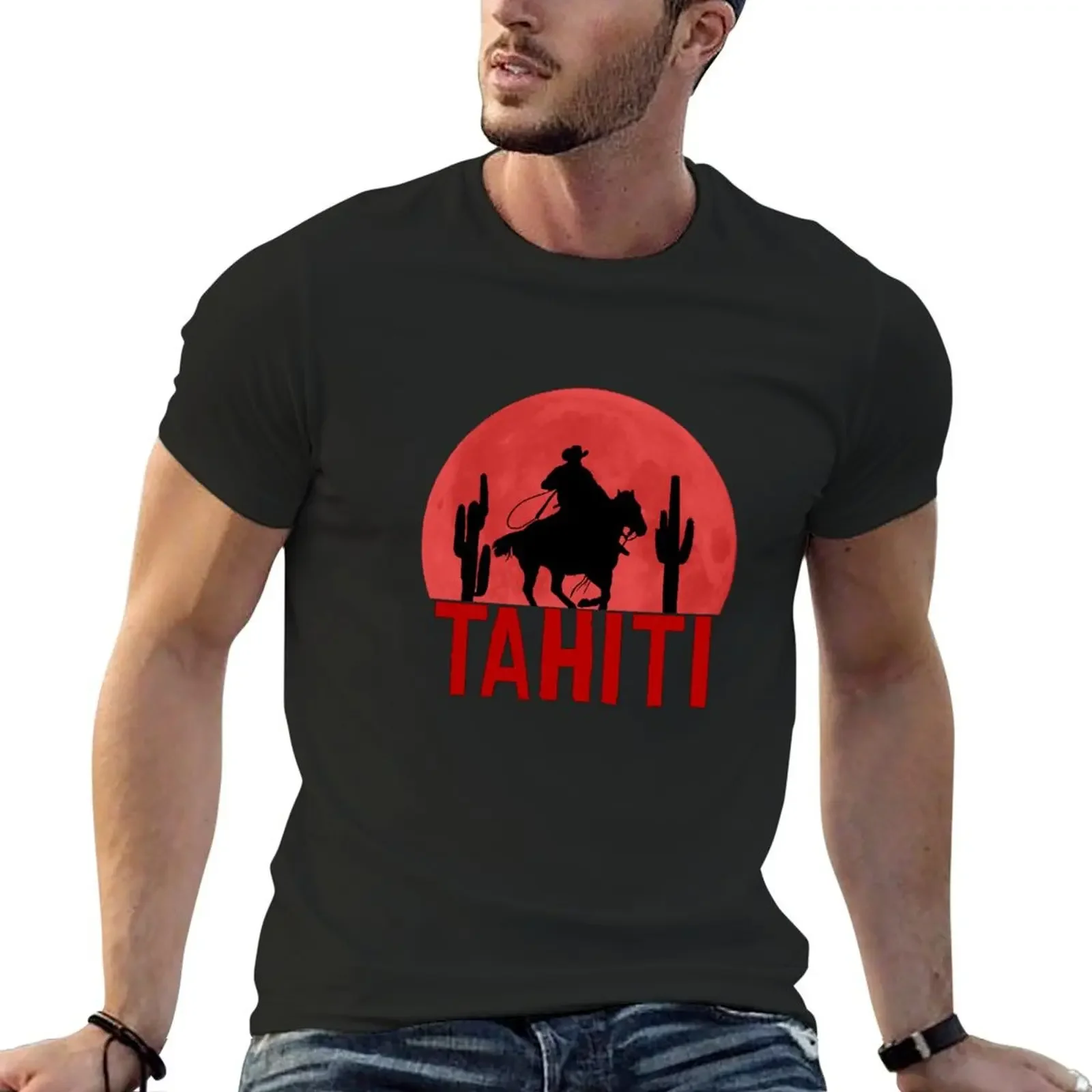 Футболка TAHITI рубашки с рисунком топы футболка для мужчин