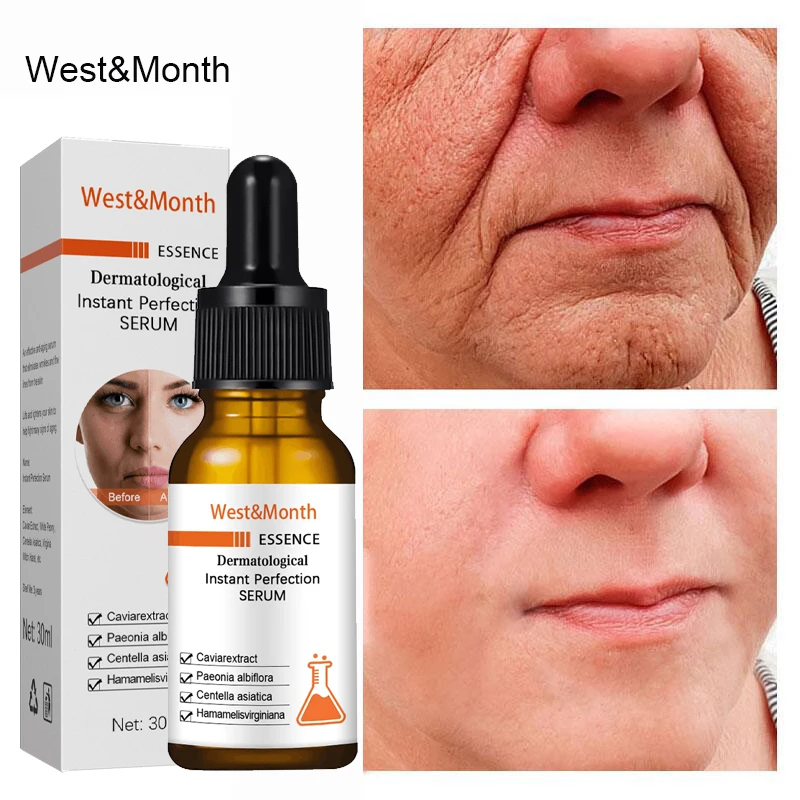 

Instant Wrinkle Remover Face Serum Lift Firm Anti-aging Fade Fine Lines Moisturizing Essence Whitening Brighten Repair Skin Care