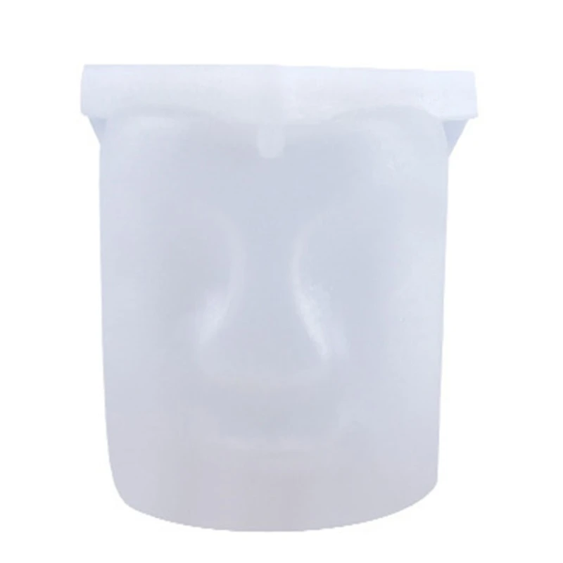 

Силиконовые Формочки Для ароматизированных свечей, формы для глины, форма для мыла, абстрактная форма для лица человека, силиконовые матери...