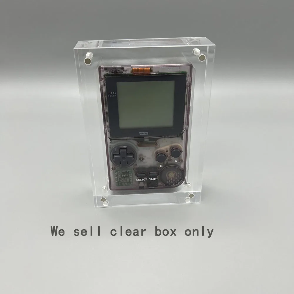 

Transparent Storage Magnetic Acrylic box For GBP Game Console Cover Shell Box Display Stand game Accessories